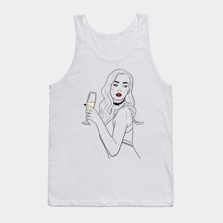 Frau Sektglas - Frau - Beauty - Sekt Tank Top